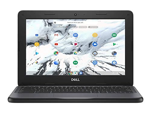 Dell Chromebook 11 3100 11.6"" Touchscreen Chromebook - HD - 1366 x 768 - Celeron - 4GB RAM - 32GB Flash Memory, Black (Renewed) thumbnail 4