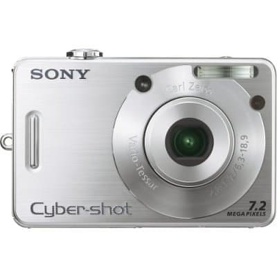 Sony Cyber-shot DSC-W70 Digital Camera - Silver 7.2 MP, 3x Optical Zoom 2.5" LCD (Renewed) thumbnail 2