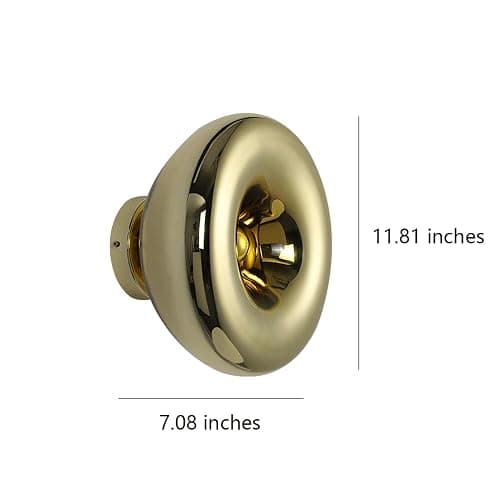YSDKJGS Glass Minimalist Wall Lamp Light Luxury Creative Wall Lamps Indoor Wall Light Bathroom Light Suitable for Bedroom Bedside Living Room Corridor Wall thumbnail 3