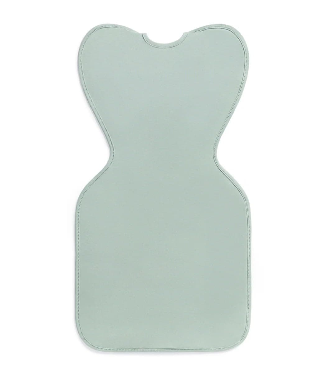 Love To Dream Swaddle UP™ Lite, Medium (6-8.5kg), Ultra-Light for Warm Room Temperatures (24-27°C), 0.2 TOG, Arms Up Position, Twin Zipper for Easy Nappy Changes, Olive thumbnail 3