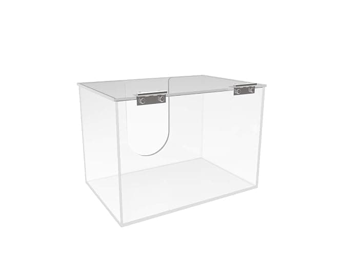 FixtureDisplays® W8.7 x D5.8 x H6.0 Multi-Purpose Clear Acrylic Dispenser Storage Box 10065-NF thumbnail 6