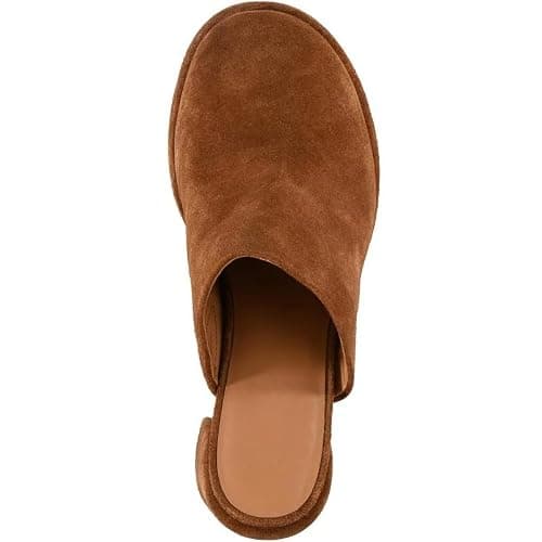 ETHSIETA Mule Heels for Women Closed Round Toe Chunky Block Heel Slides Slip On Comfortable Daily Office Dressy Pumps Shoes thumbnail 5