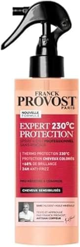 Franck Provost Soin 4-en-1 Sans Rinçage Protection Chaleur 230°C 190ml | Pro-Kératine et Céramide, +68% brillance, Action 24h anti-frizz, Sans alcool éthylique ni huile minérale - Image 1