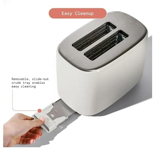 Drew Barrymore White Icing 2 Slice Toaster with Touch-Activated Display thumbnail 5