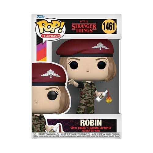 Funko Pop! TV: Stranger Things Season 4 - Robin with Cocktail (Common) Bundled with a Byron's Attic Protector thumbnail 3