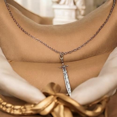 PRINCESS CUTENESS STORE Riptide Sword Sea of Monsters Demigod Olympian Pendant Necklace Annabeth Chase Percy Jackson thumbnail 7