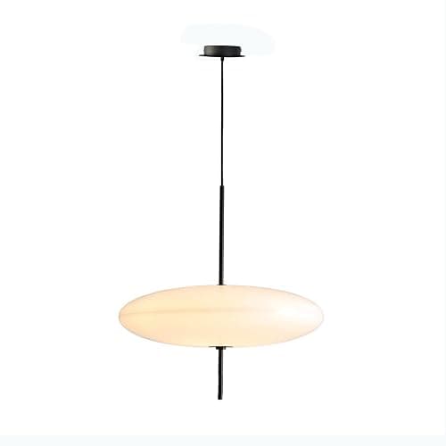 Brikey 19.7'' Nordic Acrylic Pendant Light, 5-Light Hanging Ceiling Lamp Chandelier for Dining Room Kitchen Island(White) - W - Image 1