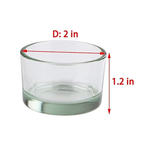 2 Pcs Hamster Food and Water Bowl Glass Anti-Turning Transparent Dish for Hamster and Other Small Pet thumbnail 4
