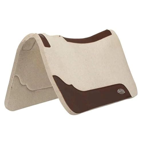 Weaver Equine Contoured Steam Pressed Merino Wool Felt Saddle Pad - Image 1