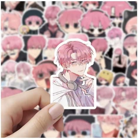Tamon’s B-Side Sticker Pack 60pcs Anime PVC Decals for Laptop Water Bottle Phone Skateboard Cute Aesthetic Stickers thumbnail 2