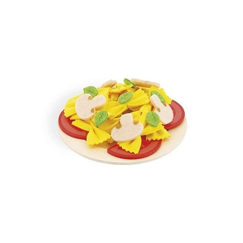Janod - Pasta Mix - Set di Pasta - Giocattolo Imitazione Cucina e Ristorante - 58 Elementi in Legno, Cartone, Feltro - Certificato FSC - Vernice ad Acqua - Dai 3 Anni, J06598 thumbnail 5