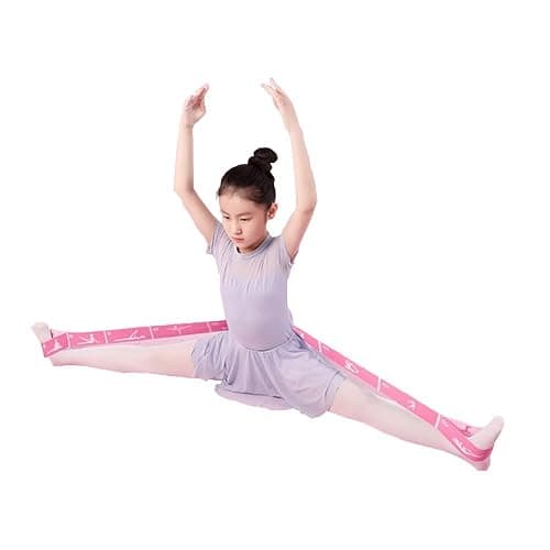 Xensamy 2-Pack Adjustable Kids Dance Stretch Bands - 8-Loop Elastic Bands for Ballet, Latin, Yoga, Gymnastics & Stretching - Flexible, Multi-Section Design for Dance Training & Flexibility thumbnail 2