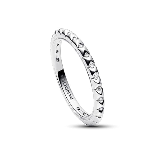 PANDORA ME - Anello con design piramidale e pietre di zirconia cubica trasparente thumbnail 4