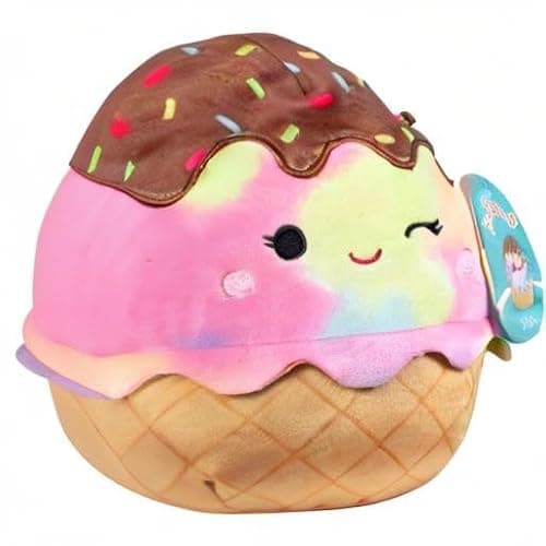 Squishmallows Original 8-Inch Glady The Ice Cream - Official Jazwares Plush - Collectible Soft & Squishy Food Stuffed Animal Toy - Add to Your Squad - Gift for Kids, Girls & Boys thumbnail 7