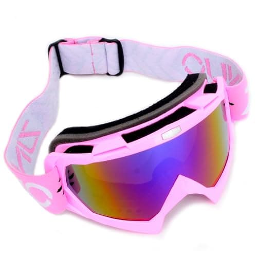 ATV Goggles with Balaclava face Mask for Men Women and Youth, Dirt Bike Motorcycle Motocross Riding Ski Goggles (Pink Color+Pink) thumbnail 2