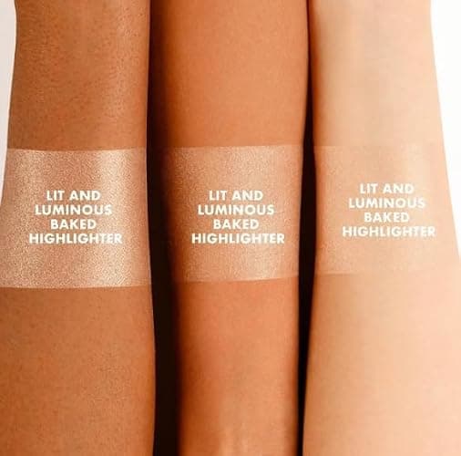 ICONIC LONDON Lit and Luminous Baked Highlighter | Powder Highlighter for a Radiant Glow, Cruelty-Free, Vegan Makeup, 0.56 oz thumbnail 3