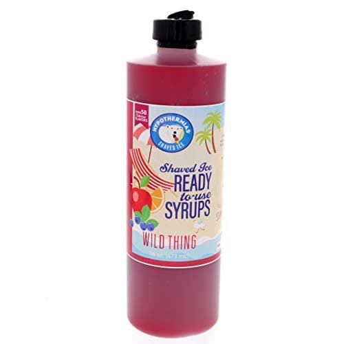 Hypothermias Syrup for Snow Cones, Hawaiian Flavor Syrups - Variety 3 Pack Pints - TIGERS BLOOD, ROCK AND ROLL, WILD THING (16 Fl. Oz each) thumbnail 8