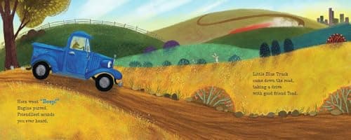Little Blue Truck and Racer Red: A Fun Picture Book About Race Cars, Friendship, and Trying Your Best for Children (Ages 4-8) thumbnail 2