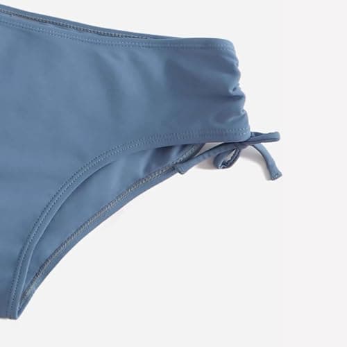 MIENOE Teen Girls Two-Piece Bikini Swimsuits | Removable Chest Pad Nylon Swimwear Kids Size 6-17 Years thumbnail 4