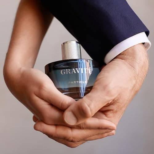 Particle Gravité Cologne Spray for Men, Long Lasting Fresh Scent, Men's Perfume Woody Citrus Fragrance, Notes of Pepper, Rosemary, Grapefruit, Cedar, Cashmere & Musk, 3.38 FL OZ Bottle thumbnail 9