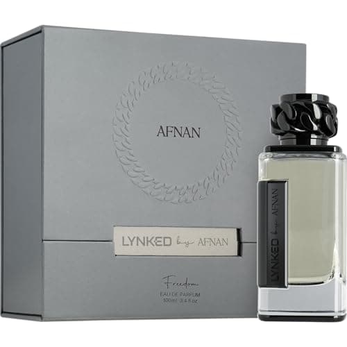 Afnan Lynked Freedom (Black) For Men Eau De Parfum, 3.4 Fl. Oz thumbnail 3