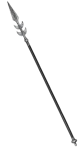 Spartan Spear 63In Medieval Roman Plastic Spear Prop Costume Accessory Weapon,Cosplay Vikings Role Play Decoration for Halloween Party - Image 1