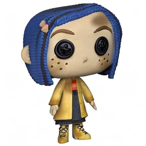 Funko Pop Movies: Coraline - Coraline As A Doll Collectible Figure, Multicolor thumbnail 4