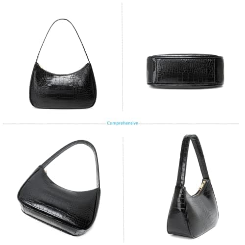 CYHTWSDJ Shoulder Bags for Women, Cute Hobo Tote Handbag Mini Clutch Purse with Zipper Closure thumbnail 6