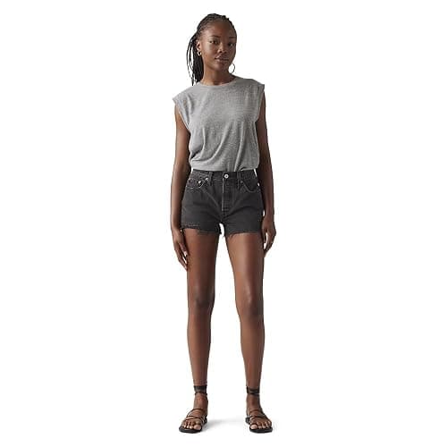 Levi's Womens 501 High-Rise Original ShortsDenim Shorts thumbnail 5