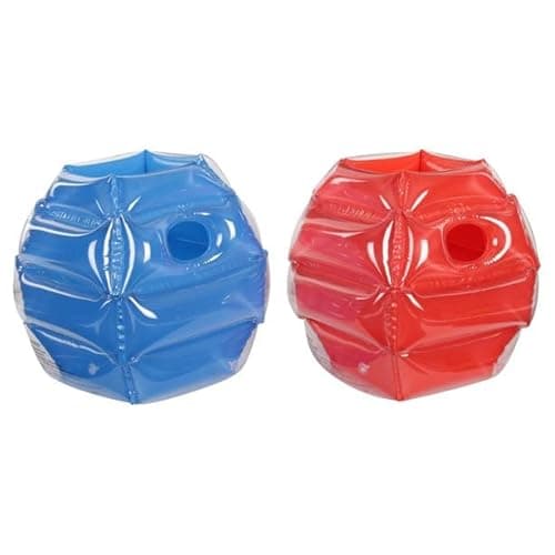 BANZAI LYSB01B1X3USS-TOYS Bump n Bounce Body Bumpers, Garden Toy, 2 Bumpers Included,Red, Blue,25"L x 25"W x 23"H thumbnail 4
