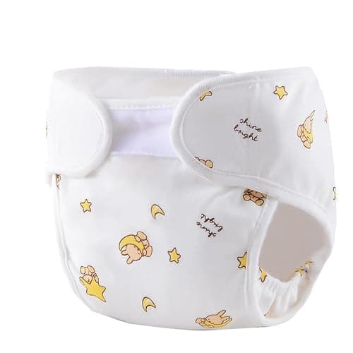Reborn Baby Doll Accessories, 4-Pack Reusable Diapers for 17-24 Inch Dolls | Soft cotton-blend doll diapers for nurturing play; reusable and hand washable. Four assorted prints ship at random. thumbnail 8