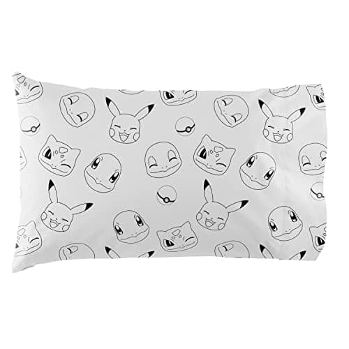 Northwest Pokemon Twin Sized Bed in a Bag Set, Pikachu Squirtle Eevee Charmander, Anime Bedding for Girls Boys, Battle Squad thumbnail 3