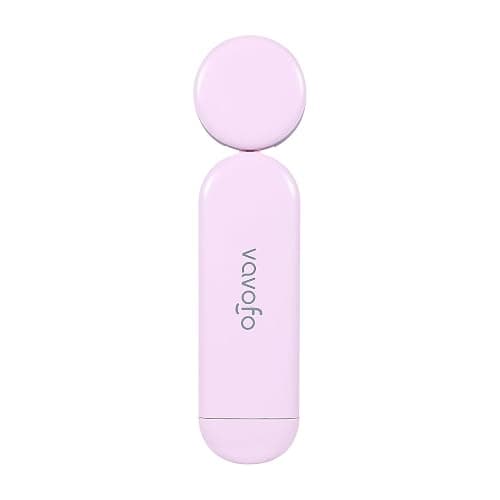 VAVOFO USB Rechargeable Book Light, Blue Light Blocking, Amber Light Clip On Bookmark Shaped Reading Light, Eye Care 6 LEDs Book Light for Bookworms Reading in Bed with 9 Lighting Modes (Pink Purple) - Image 1