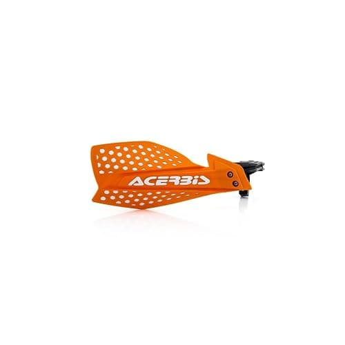 Acerbis X-Ultimate Handguards – Orange/White - Image 1