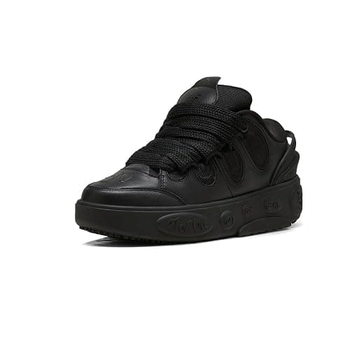 PUMA Kids Boys La Francé 3X Black Sneakers Shoes Casual - Black thumbnail 2