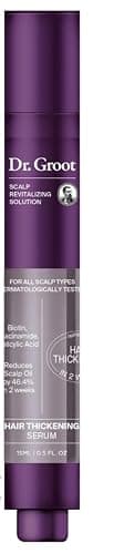 Dr. Groot Award-Winning Hair Thickening Serum for Hair Loss, Korean Hair Care, Scalp Treatment, Clinically Tested, Reduces Oil, Roll On - Image 1