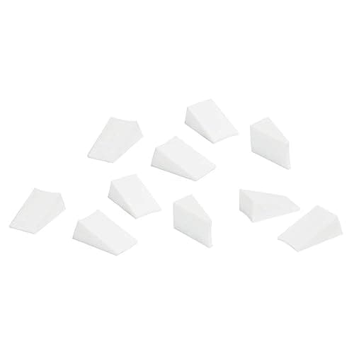 Artist's Choice 100 Pack Makeup Sponge Mini Applicator Wedges, Triangle Cosmetic Sponges for Foundation, Blush, Eye Shadow, Blending and Smoothing, Disposable, Latex Free thumbnail 9