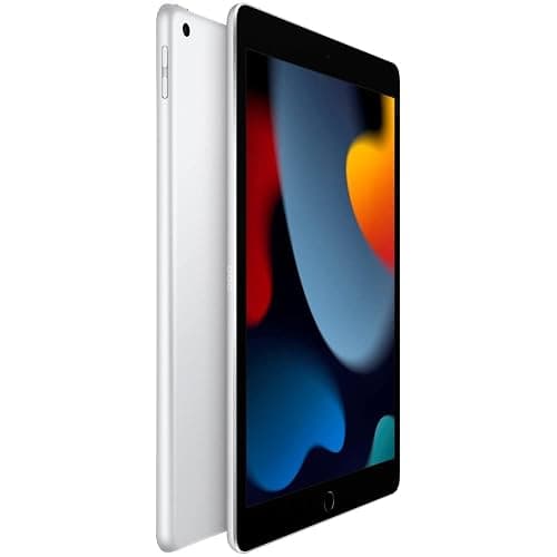 Apple 2021 iPad 9th Gen (10.2 inch, Wi-Fi + Cellular, 64GB) Silver (Renewed) thumbnail 4