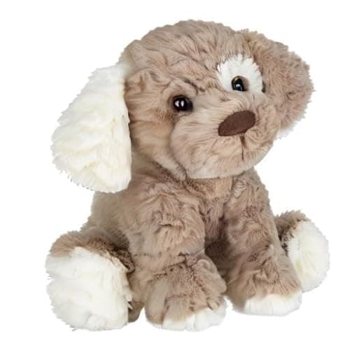 Bearington Pal Dog Stuffed Animal Plushies - 11" Realistic Dog Plush Stuffed Animals with Floppy Ears and Expressive Face - Soft Beige and Brown Lifelike Puppy Plush Toy Gift for Toddlers and Kids thumbnail 7