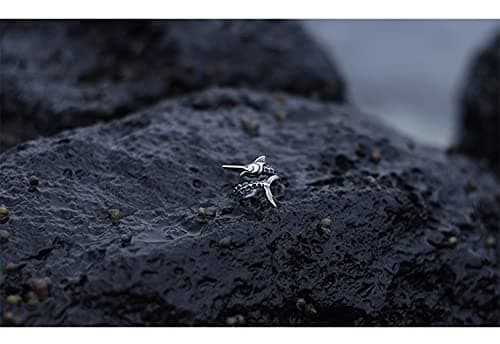 Yocoyee The old Man and the Sea Marlin Fish Ring Retro Copper Inspirational Ring Open Adjustable Ring for Women Men thumbnail 2