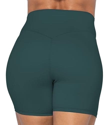 Sunzel No Front Seam High Waist Biker Shorts for Women, Squat Proof Yoga Workout Gym Bike Shorts thumbnail 5