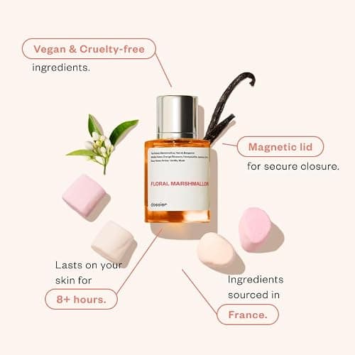 Dossier - Eau de Parfum - Floral Marshmallow - Inspired by By Kilian's Love,Don't Be Shy - Perfume Luxury - Pure Infused - Paraben-Free - Vegan - Feminine - For Women -Fragrance 1.7 Fl 0z (Spray 50ml) thumbnail 3