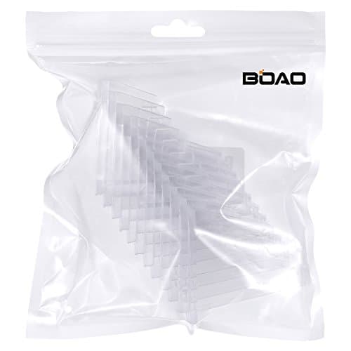 Boao 12 Pack Acrylic Card Stand Mini Easel Display Holder,Clear,2.24 Inch | Thick Plastic Stands Compatible with PSA Graded Sports Cards, Baseball Trading Collectibles Holder, Challenge Coins Showcase thumbnail 3