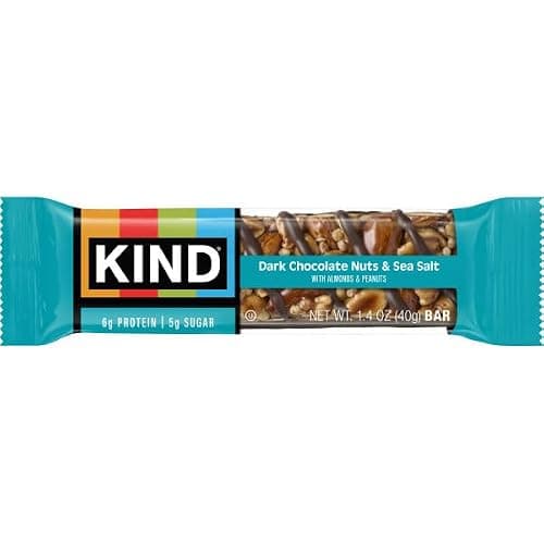 KIND Nut Bars, Dark Chocolate Nuts and Sea Salt, Healthy Snacks, Gluten Free, Low Sugar, 6g Protein, 12 Count thumbnail 7