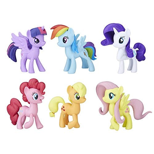 My Little Pony Friendship is Magic Toy Meet The Mane 6 Collection Set - 6 Pony Figures Including Twilight Sparkle, Kids Ages 3 and Up (Amazon Exclusive) - Image 1