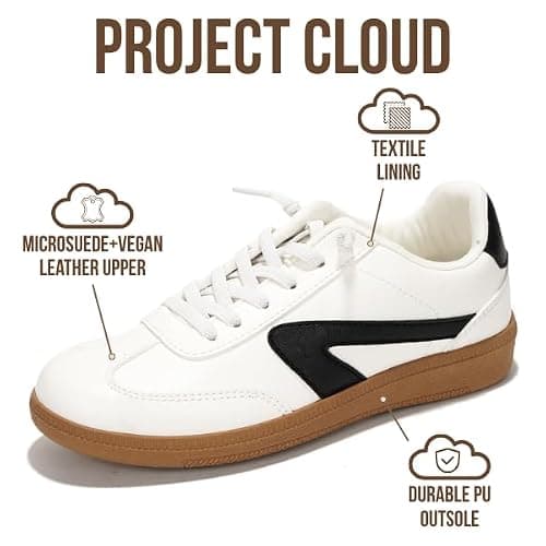 3. Project Cloud Kids Shoes for Girls & Boys - Non-Slip Memory Foam Girls Shoes - Lightweight Lace-Up Boys Fashion Sneakers Trendy (Little Irita) thumbnail 3
