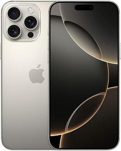 Apple iPhone 16 Pro Max, US Version, 256GB, Natural Titanium - Unlocked (Renewed) - Image 1