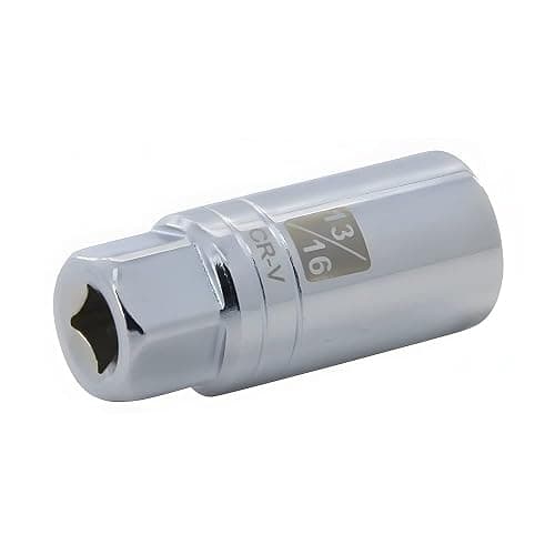 13/16-inch Magnetic Spark Plug Socket 3/8-inch Drive 6-Point Powerful Magnet Retains Spark Plugs Chrome Vanadium Steel thumbnail 7
