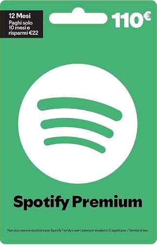 Spotify Premium - per l'Italia - buono regalo per post - Image 1