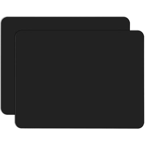 Gartful 2 Pack Silicone Crafting Mats, 15.7" x 11.8" Silicone Mat for Crafts, Large Heat Resistant Sheet for Jewelry Casting, Epoxy Resin, Painting, Counter Table Protector, Placemat, Nonstick, Black - Image 1